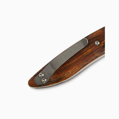Glory Folder Semi-Custom #263 Ironwood - Raindrop Damascus - Aegir Damasteel