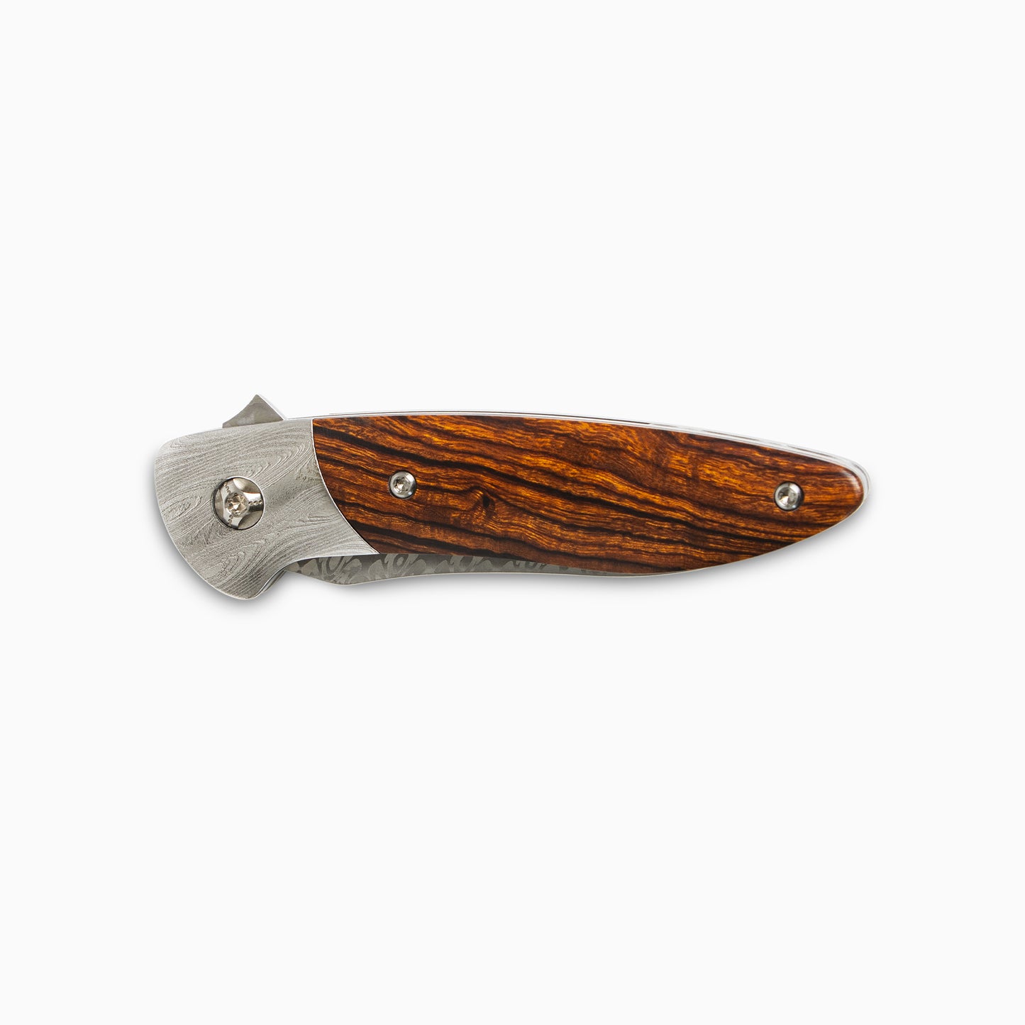 Glory Folder Semi-Custom #264 Ironwood - Ladder Damascus - Aegir Damasteel