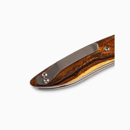 Glory Folder Semi-Custom #283 Ironwood - Ladder Damascus - Aegir Damasteel