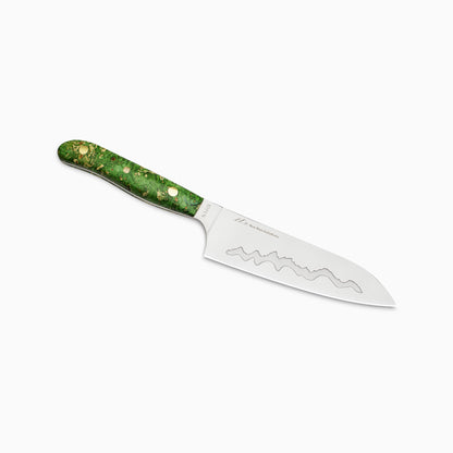 7" Teton Edge Santoku - Maker's Mark: "High Meadow"