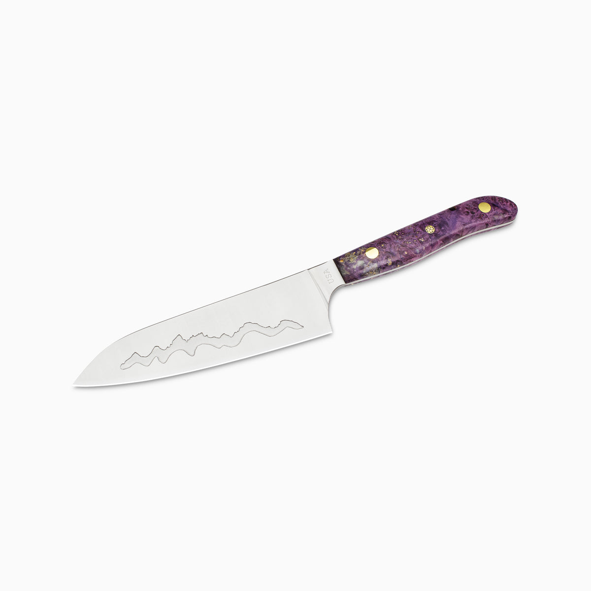 7" Teton Edge Santoku - Maker's Mark: "Twilight"