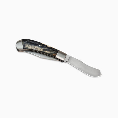 Brent Mathison | Custom Mammoth Bark Ivory Double Bladed Trapper