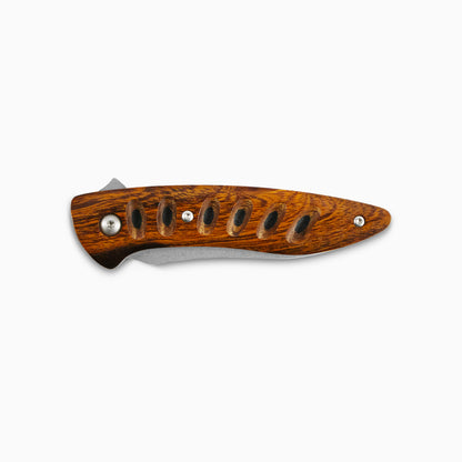 Saddleback MagnaCut Glory Folder - Ironwood & Black Liner - Fluted