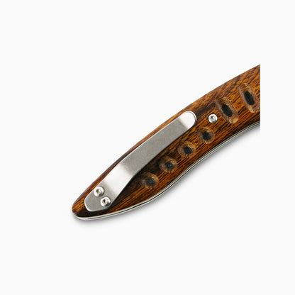 Saddleback MagnaCut Glory Folder - Ironwood & Black Liner - Fluted