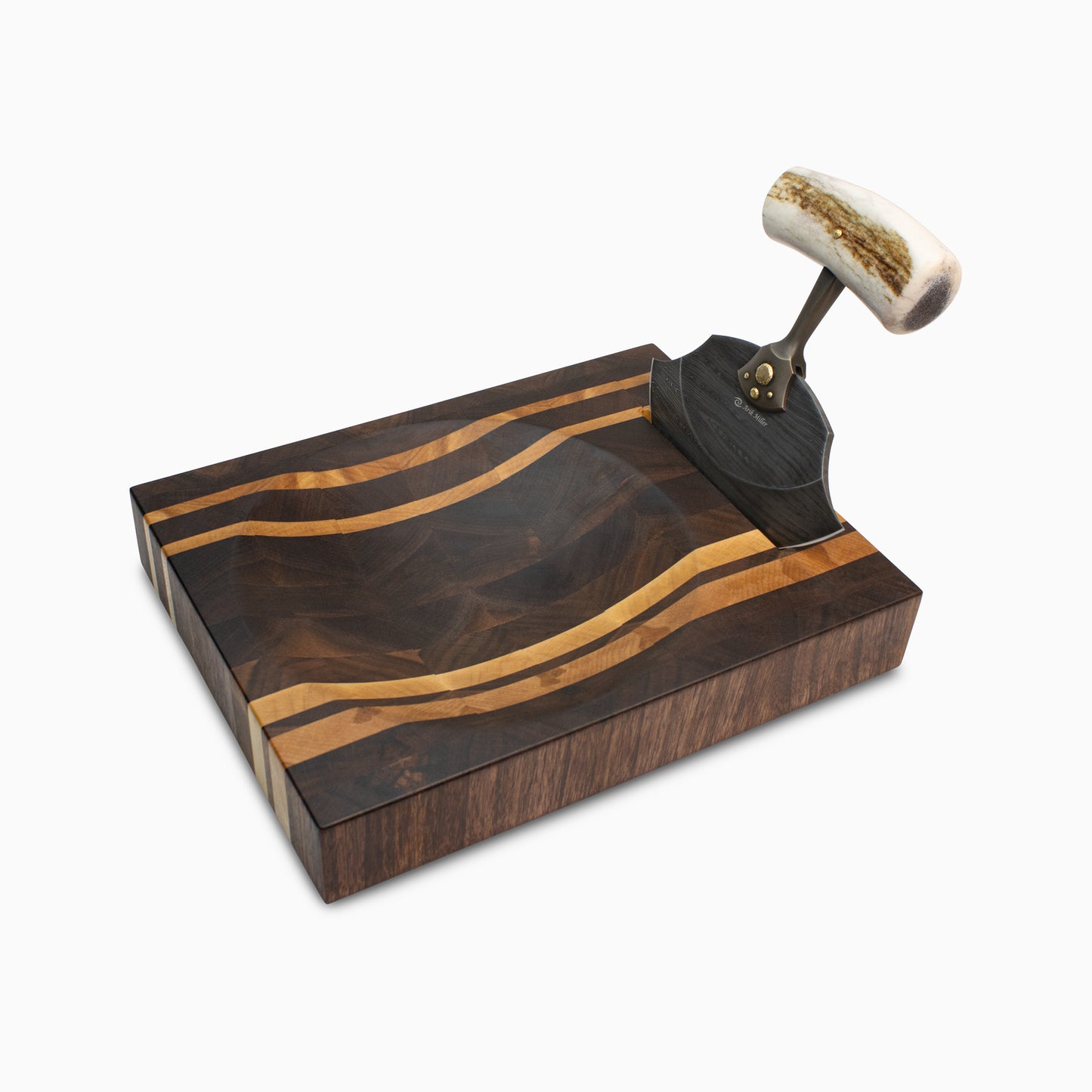 Custom Elk Antler Ulu #048 by Arik Miller