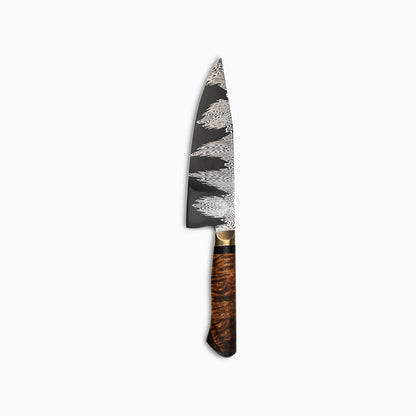 Jack Rellstab Custom 7" Damascus Western Chef #107