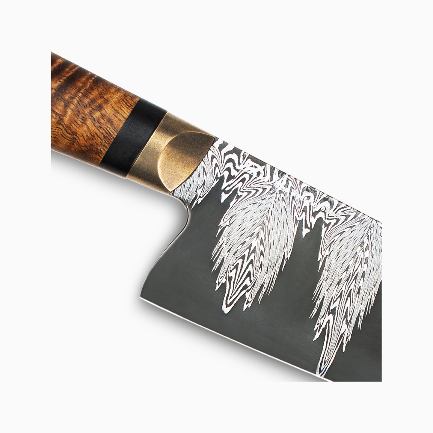 Jack Rellstab Custom 7" Damascus Western Chef #107