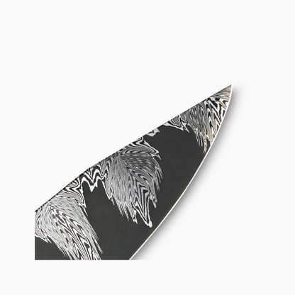 Jack Rellstab Custom 7" Damascus Western Chef #107