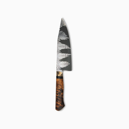 Jack Rellstab Custom 7" Damascus Western Chef #107