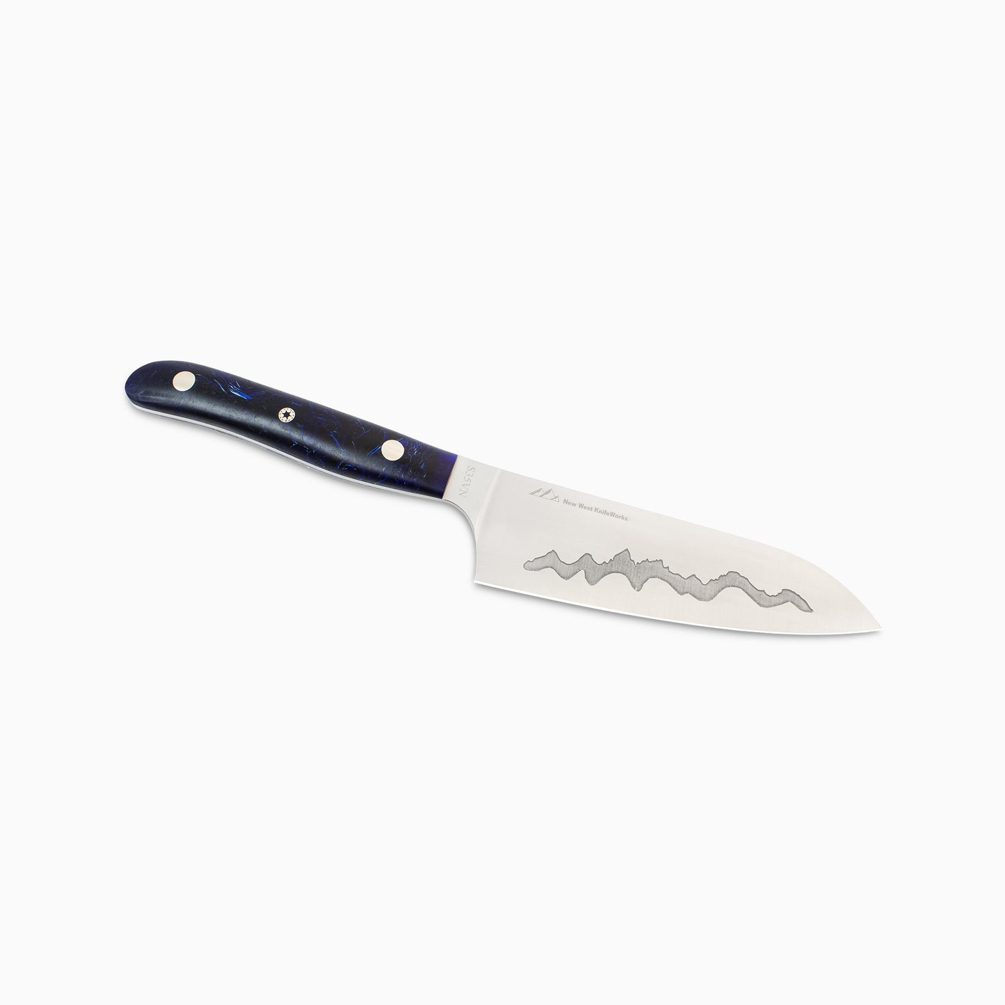 Teton Edge Santoku – Maker's Mark: Raffir "Squall Line"