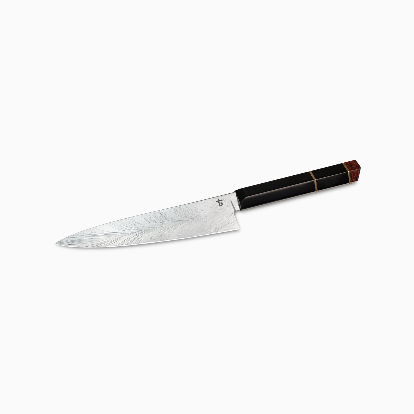 Thorsson Blades | Custom 7" Feather Damascus Slicing Knife