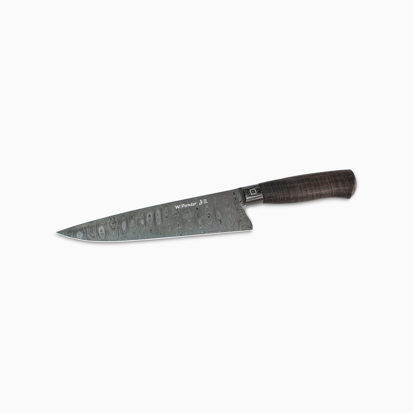 William Porto | Custom 8" Damascus Integral Chef Knife B